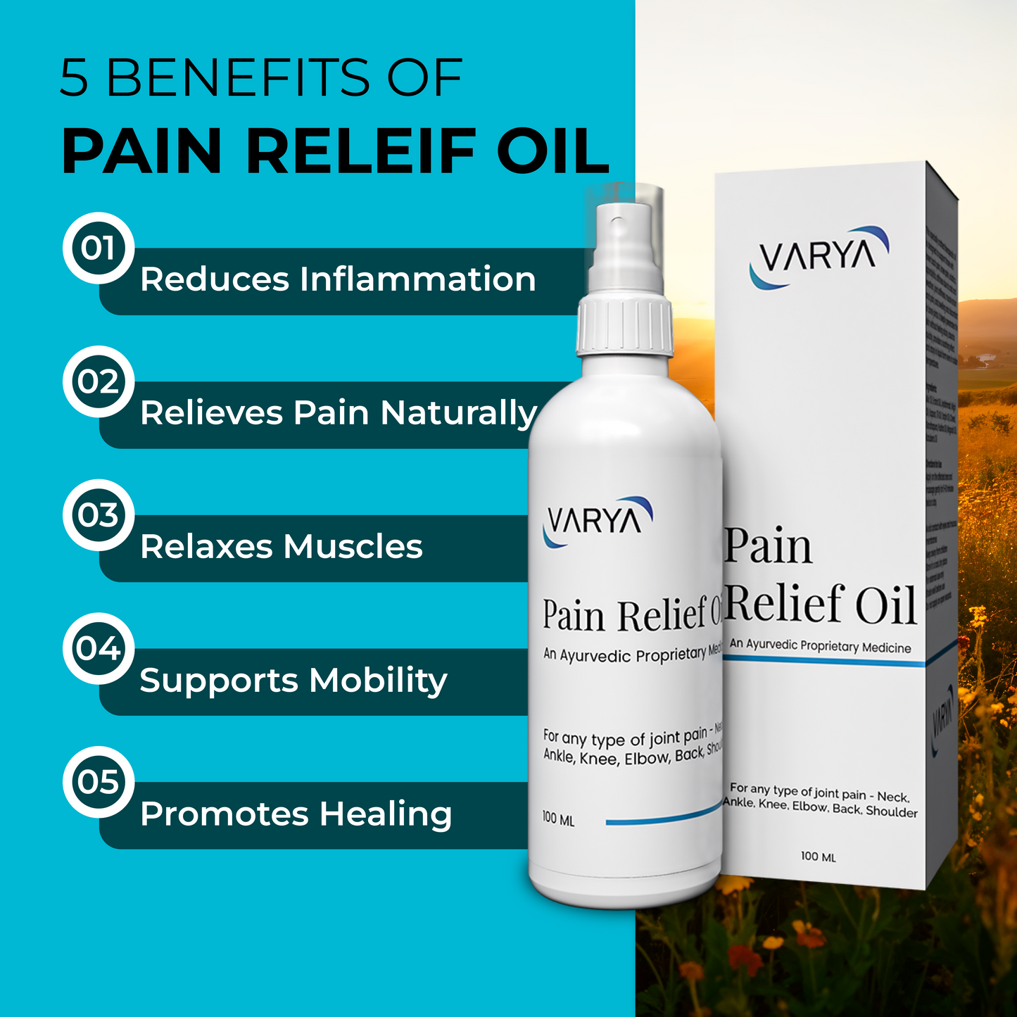 Varya Pain Relief Oil