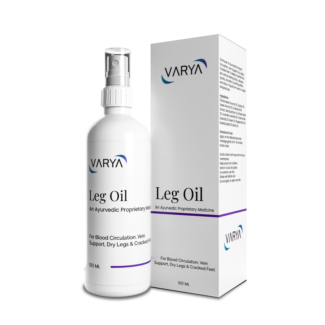 Experience Light &amp; Pain-Free Legs with Varya Leg Oil